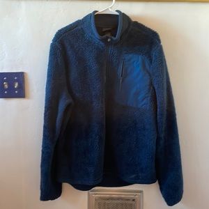 All in Motion quarter zip. Fluffy texture. Navy color. Size Men’s Medium.